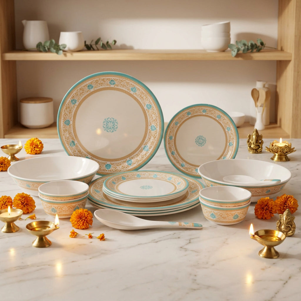 16 pc Dinner Set Traditional - Jhalak