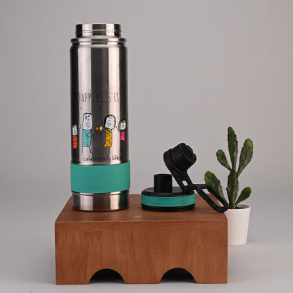 Thunder - SS Vacuum Bottle 725 ml - Happiness Is… Sea Green