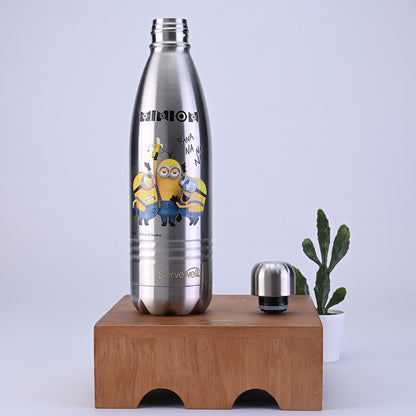 Indus - SS Vacuum Bottle 500 ml - Minions Steel