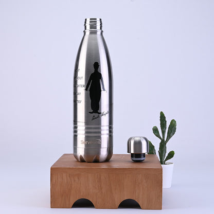 Indus - SS Vacuum Bottle 500 ml - Charlie Chaplin Steel