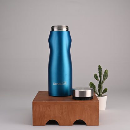 Congo Steel Fridge Bottles Striking Blue