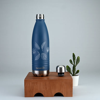 Indus - SS Vacuum Bottle 750 ml - Autumn Imperial Blue