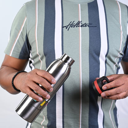 Oslo - SS Vacuum Bottle 720 ml - Happiness Is…Steel