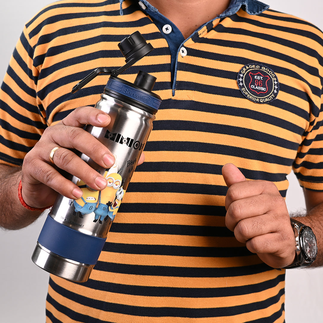 Thunder - SS Vacuum Bottle 725 ml - Minions Navy Blue