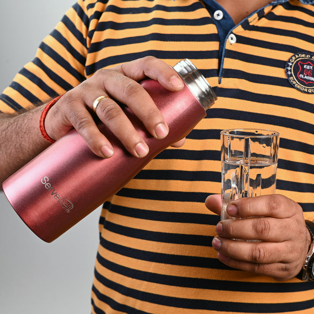 Congo Steel Fridge Bottles Pink