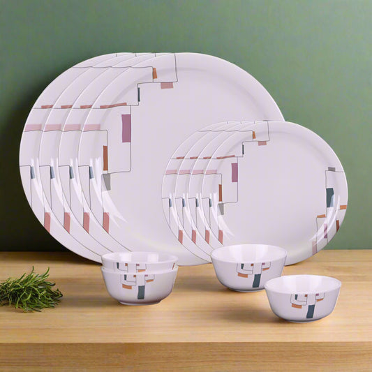 12 pc Dinner Set Rnd - Cityscape