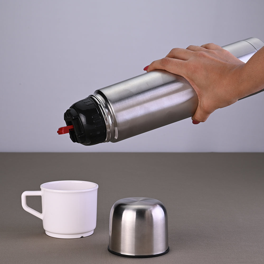 Giraffe SS Vacuum Flask 1000 ml - Steel