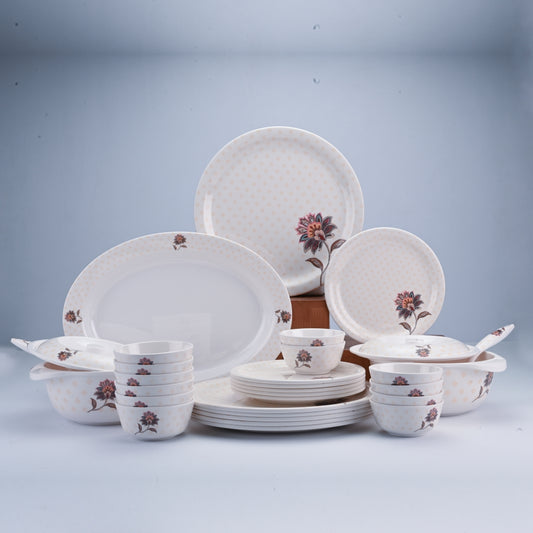 31 pc Dinner Set Rnd - Indibloom