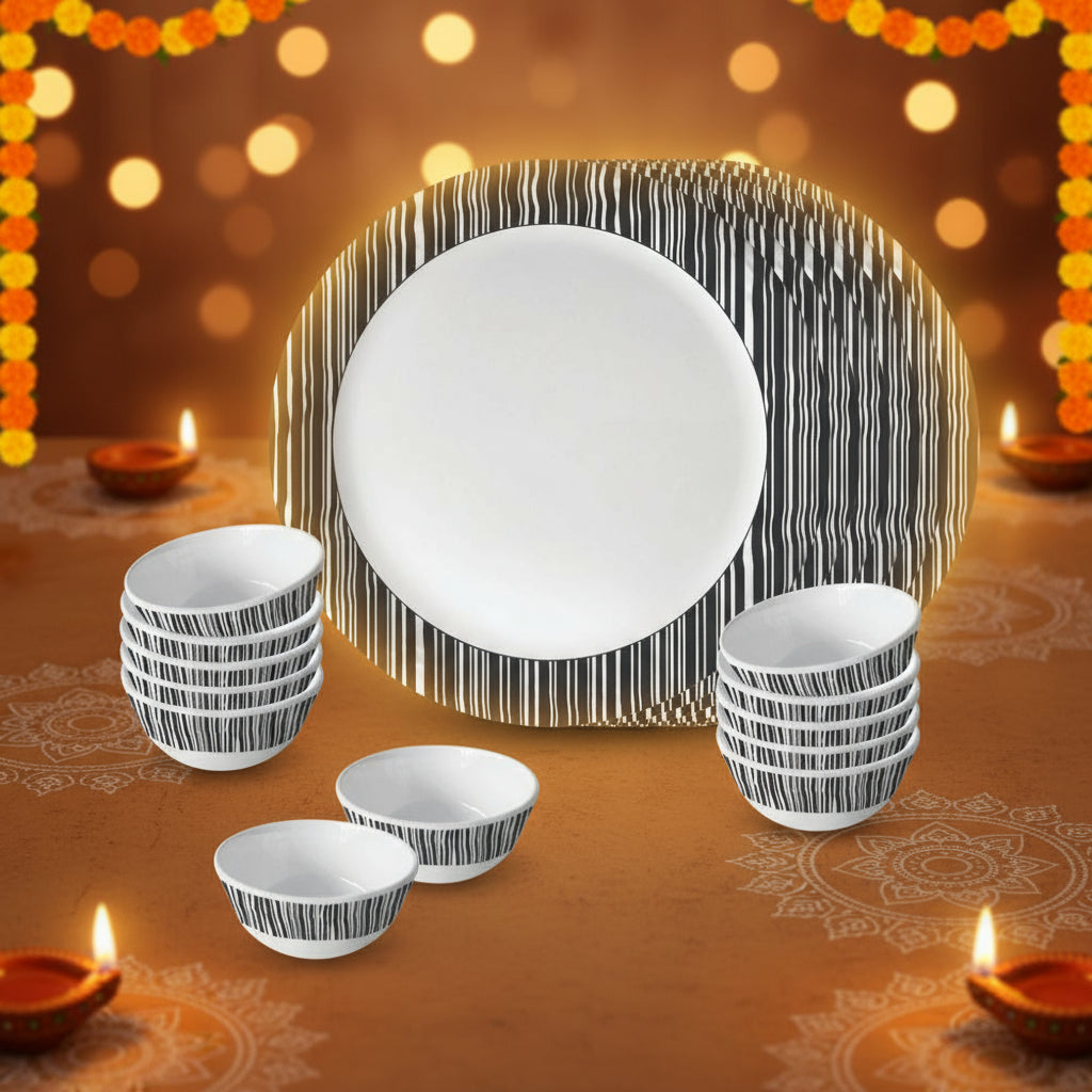 18pc Dinner Set - Day and Night