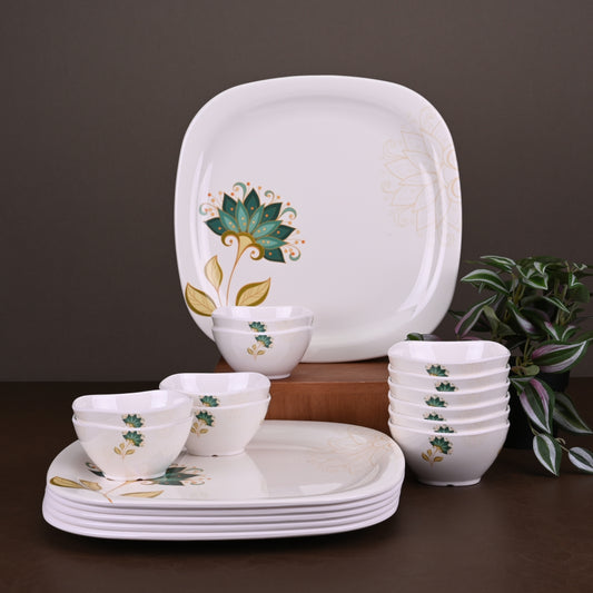 18pc Dinner Set - Exotic Bloom