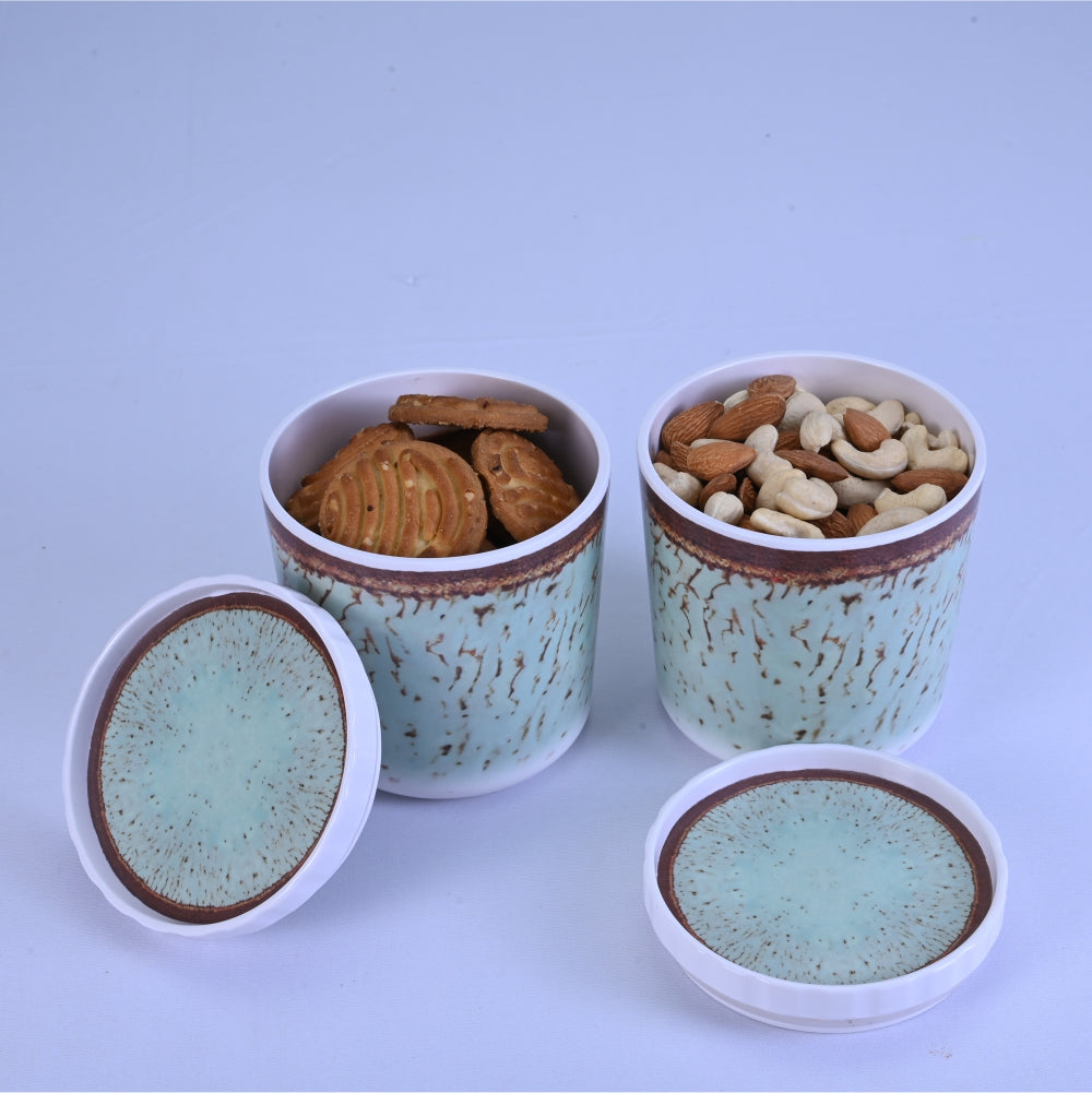 4 pc Elegant Jar Set 700 ml - Crinkle