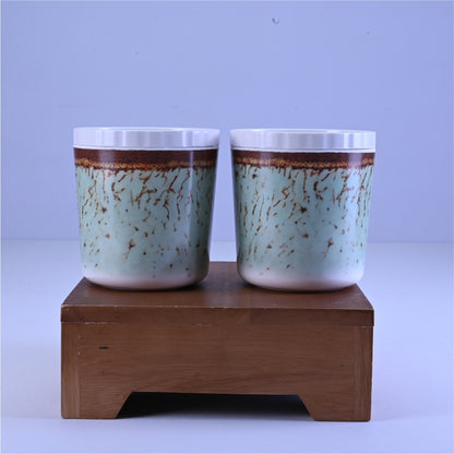 4 pc Elegant Jar Set 700 ml - Crinkle