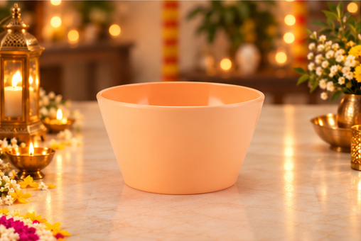 6pc Linear Cone Bowl Set - Pastel