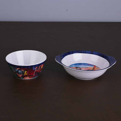 2 pc Bowl Cone & Handle Set - Avengers