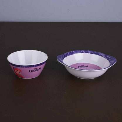 2 pc Bowl Cone & Handle Set - Frozen