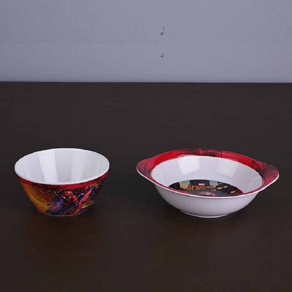 2 pc Bowl Cone & Handle Set - Spiderman