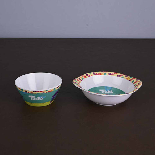 2 pc Bowl Cone & Handle Set - Trolls