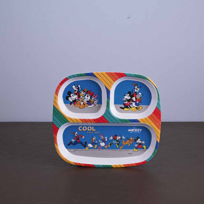 3pc 3 Partition (Rect): Mickey