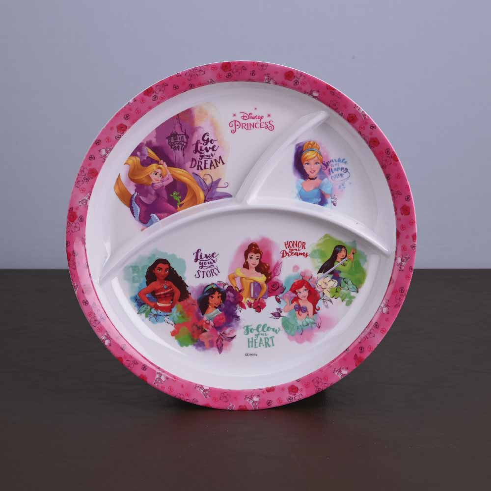 3 pc Rd 3Plate Fork & Spoon Set - Princess