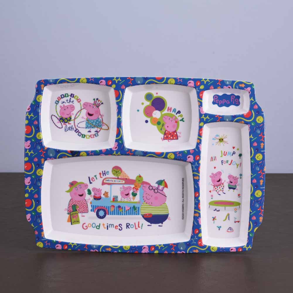3pc 5 Partition: Peppa Pig