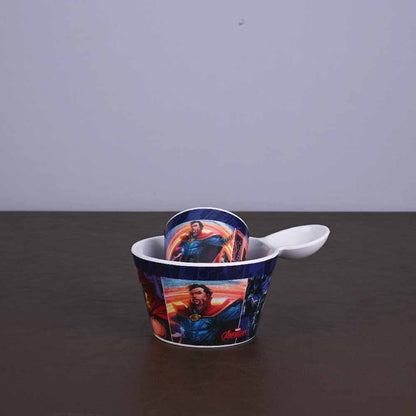 2pc Fries Bowl and Glass: Avengers