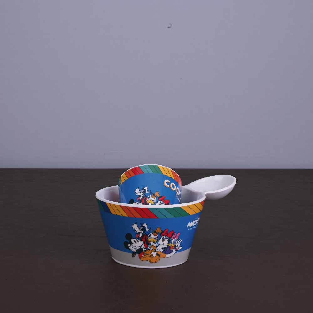 2 pc Fries Bowl & Glass Set - Mickey