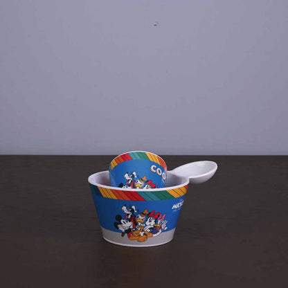 2pc Fries Bowl and Glass: Mickey