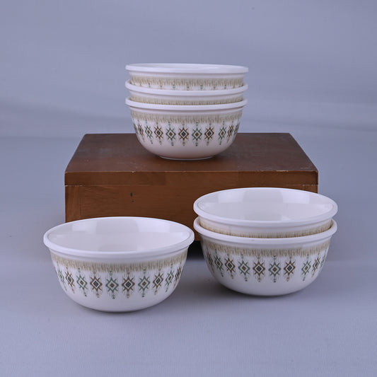 6 pc Veg Bowl Set Arch 10.5 cm - Ikat