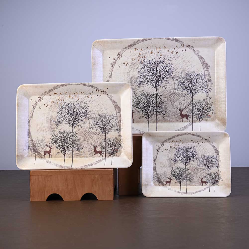 Tray Set 3 pc - Serengeti