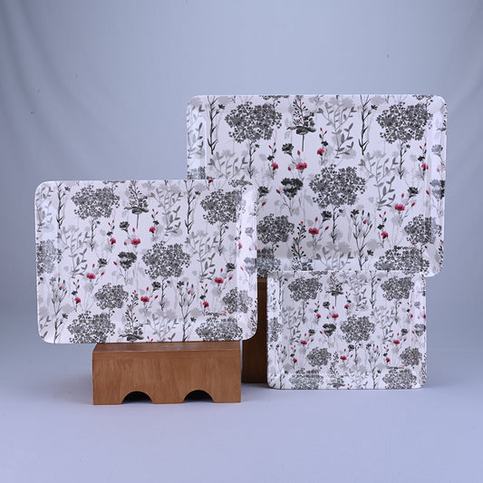 3 pc Tray Set Stylo - Winter Time