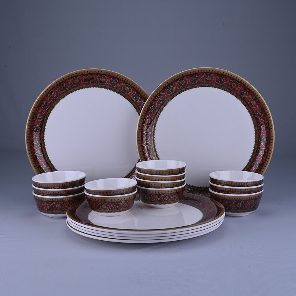 18 pc Buffet Set Rnd Gold - Leela