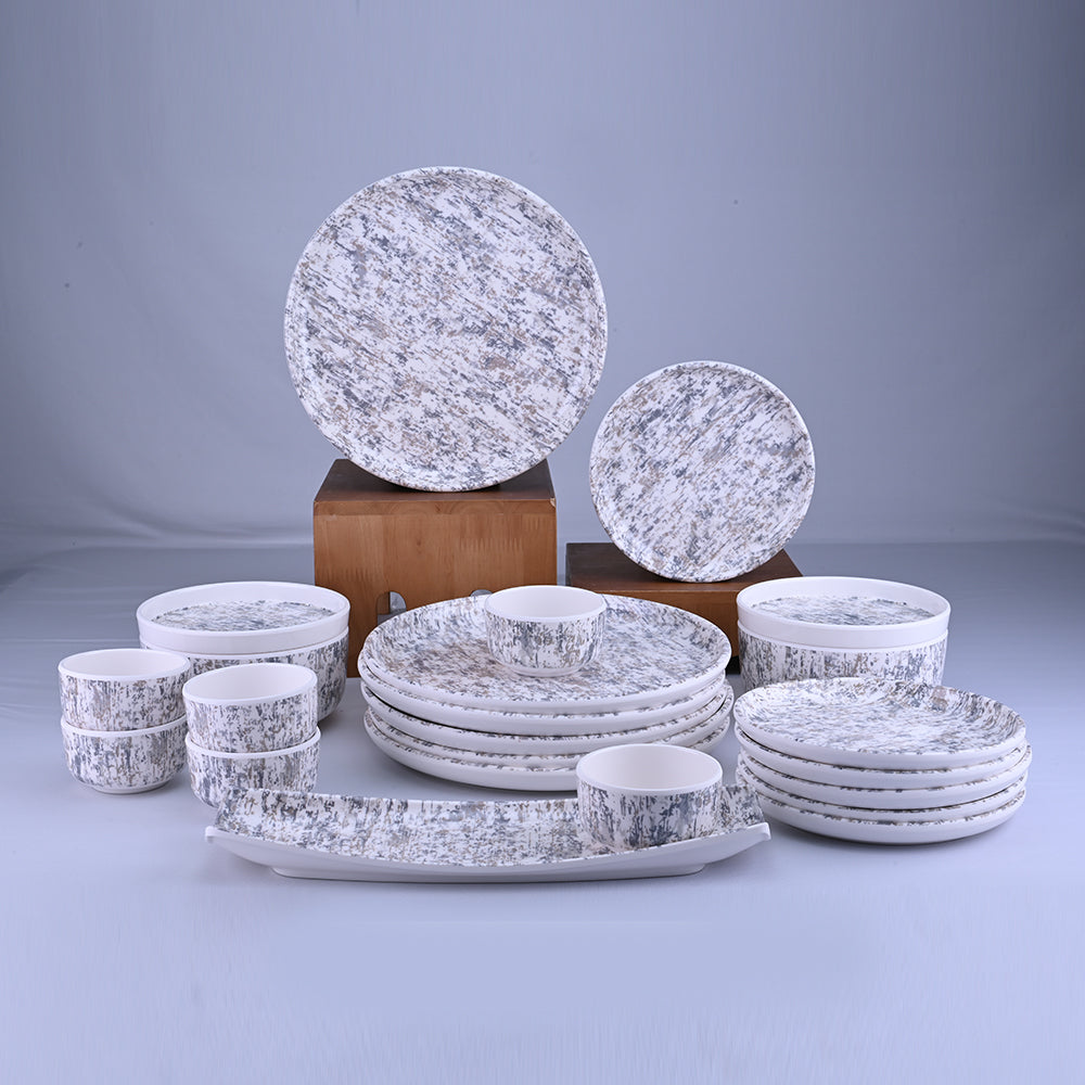 23 pc Dinner Set Dome - Rocker