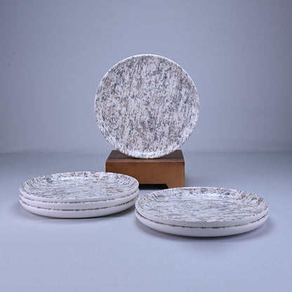 6 pc Dinner Plate Set Dome 27 cm - Rocker