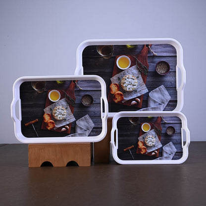 3 pc Handy Trays Set - Brie