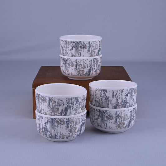 6 pc Veg Bowl Set Dome 9 cm - Rocker