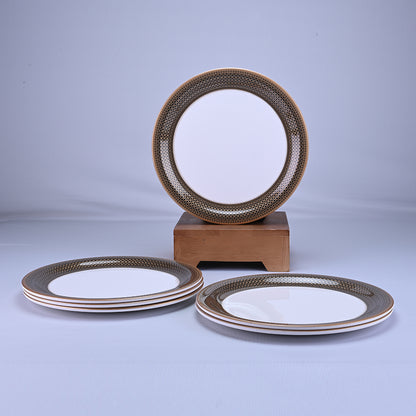 31 pc Dinner Set Rnd Gold - Heera