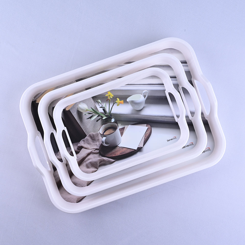 Buy 3 Piece Serving Tray Set Online | Servewell