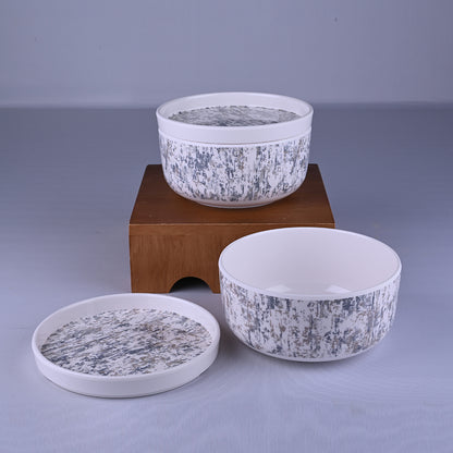 23 pc Dinner Set Dome - Rocker