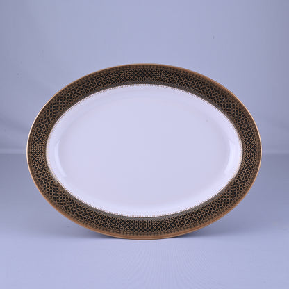 31 pc Dinner Set Rnd Gold - Heera
