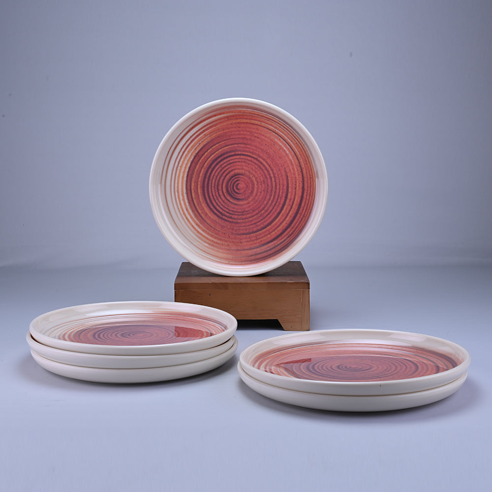 18 pc Buffet Set Dome - Spin (Green Base)