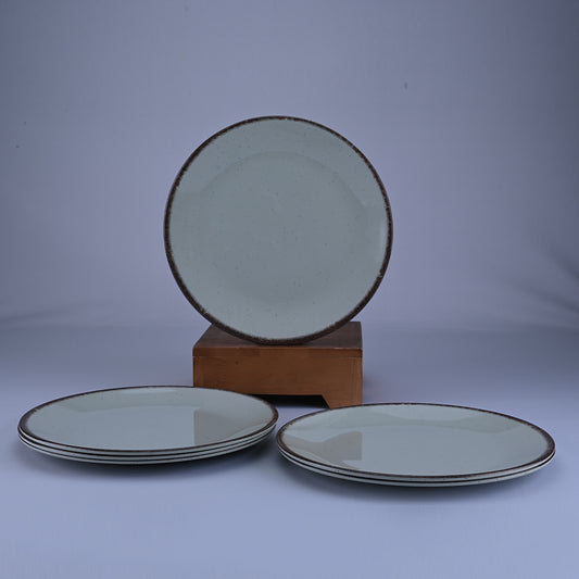 18 pc Dinner Set Gravel - Dot Green