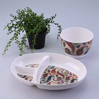 Boat 3 Part and Sydney Bowl Medium Sanskriti Set 2 pc - Kairi