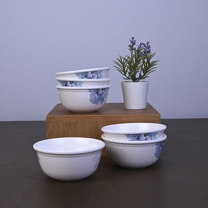 6 pc Veg Bowl Set 10.5 cm - Camellia