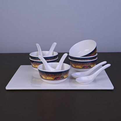 12pc Soup Bowl with Spoon Set - Amer