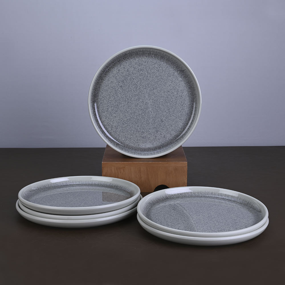 6 pc Side Plate Set Dome 19 cm - Stardust