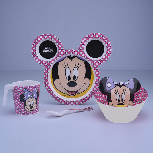 4 pc Kids Set - Minnie Polka