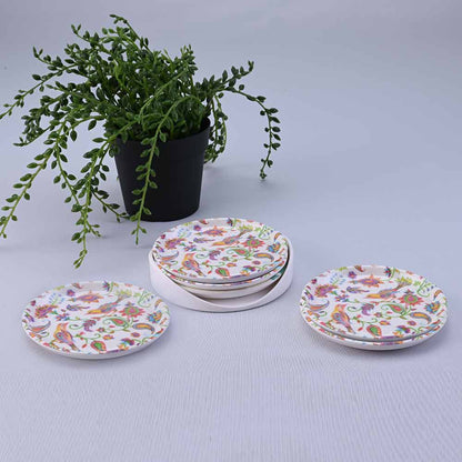 Coaster with Stand Sanskriti Set 6 pc 10 cm - Chidiya