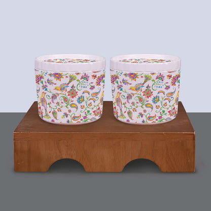 Elegant Jar with Lid Sanskriti 500 ml Set 2 pc - Chidiya