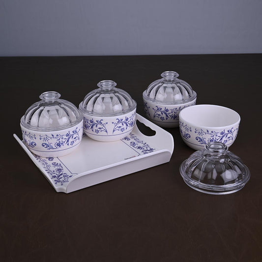 5pc Gifting Set: Blue Pottery Candy Bowl