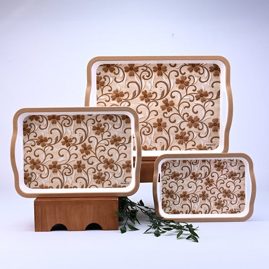 3 pc Sturdy Trays Set - Inlay